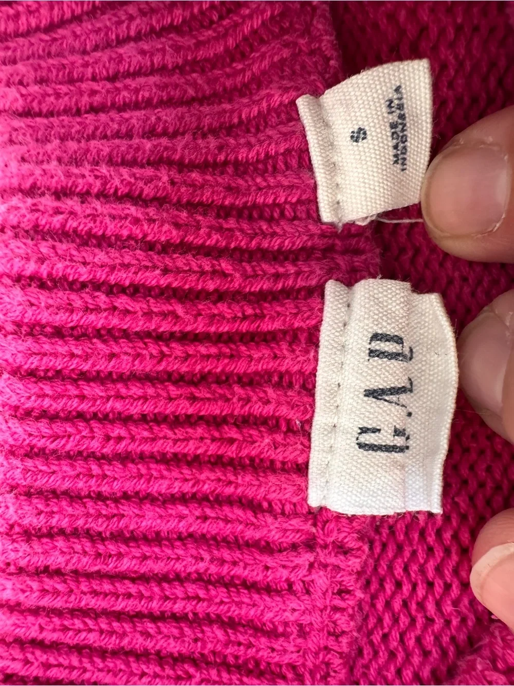 GAP Hot Pink Crewneck Sweater